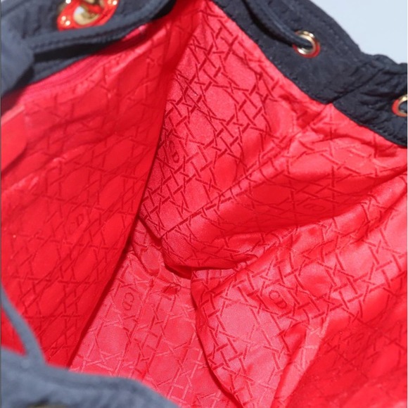 CHRISTIAN DIOR Lady Dior Cannage Handbag Black Gold | RARE VINTAGE AUTHENTICATED - Picture 10 of 13